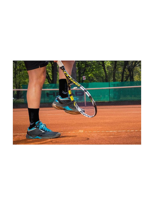 Try to Fly Tennis Sports Socks Black 1 Pair