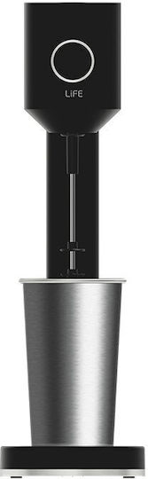 Life Le Roi Milk Frother Tabletop 100W with 2 Speed Level Black