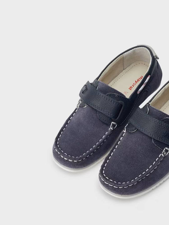 Mayoral Suede Παιδικά Μοκασίνια Navy Μπλε