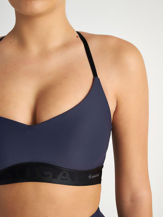 SugarFree Women's Sports Bra without Padding Gray