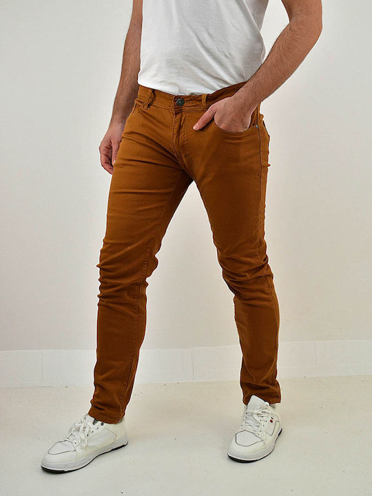 Beltipo Herrenhose Chino Tabac Braun