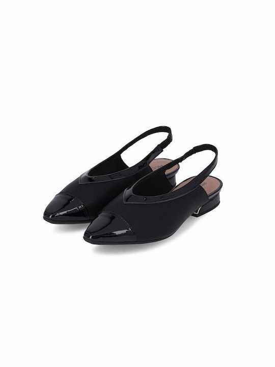 Piccadilly Anatomic Synthetic Leather Black Low Heels