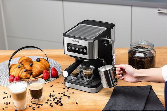 Zelmer Automatic Espresso Machine 1050W Pressure 20bar Silver ZCM6255