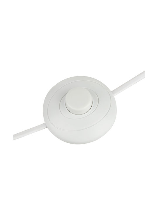 Stehlampe H185cm. Weiß