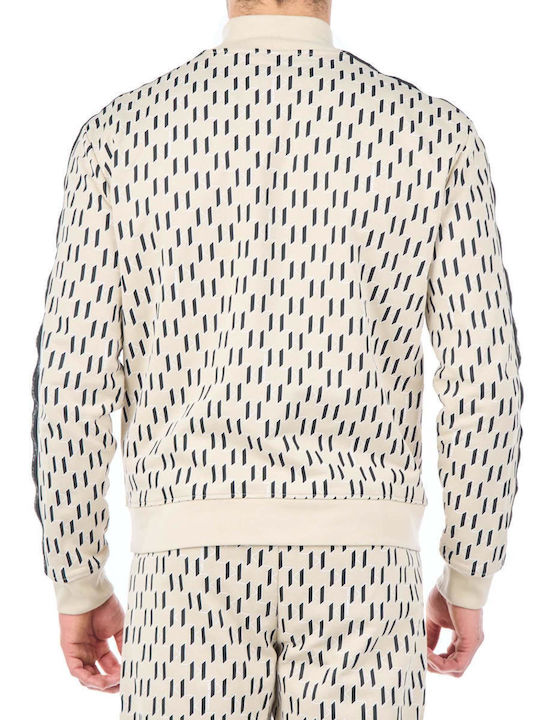 Karl Lagerfeld Men's Sweatshirt Jacket Beige