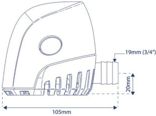 Whale Marine Антлия за Скъф 12V