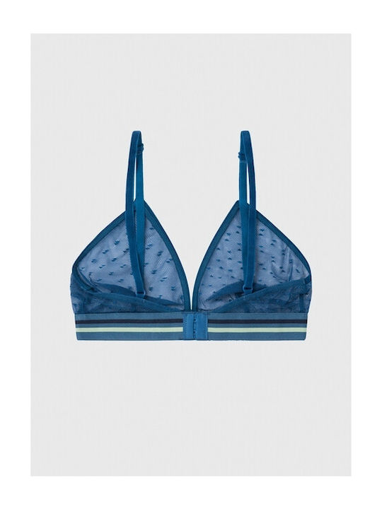 Pepe Jeans Mina Bralette Culoare Full Face Albastru