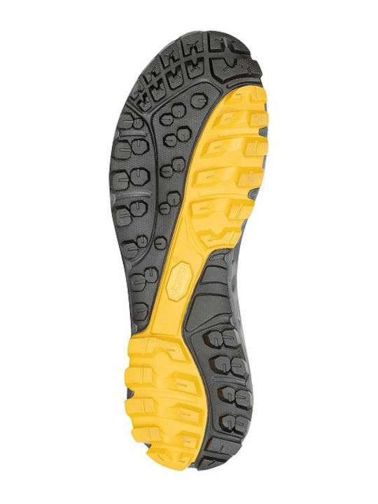 Aku Selvatica Men's Hiking Shoes Waterproof with Gore-Tex Membrane Blue / Fluo Yellow