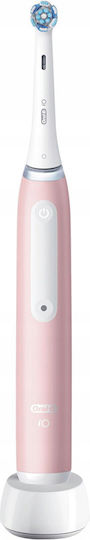 Oral-B iO Series 3 Elektrische Zahnbürste mit Drucksensor und Reisetasche Matt Black / Blush Pink