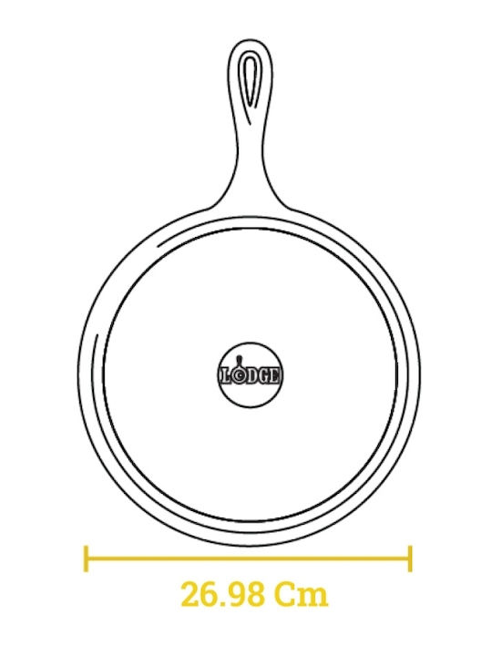 Lodge Τηγάνι από Μαντέμι 26.67cm