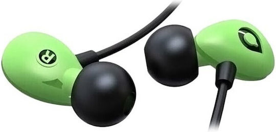Pegasus 6854455877 În ureche Handsfree cu două căști cu mufă 3.5mm Verde