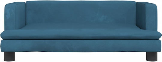 Kids Sofa Blue 80x45x30cm