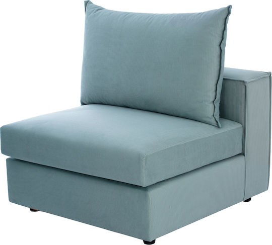Monza Ecke Sofa mit Umkehrbarer Winkel in Pistazie / Petrol Blau 265x195x98cm