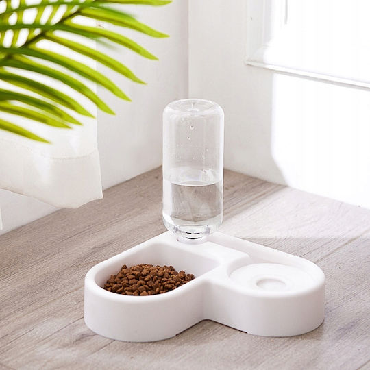 Distribuitor Automat de Mâncare și Apă din Propilenă pentru Câine și Pisică 500ml 22x26cm