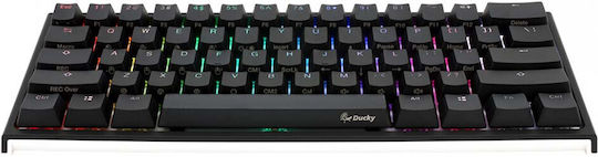 Ducky One 2 Pro Mini Gaming Mechanische Tastatur 60% mit Cherry MX Braun Schaltern und RGB-Beleuchtung (Englisch US)