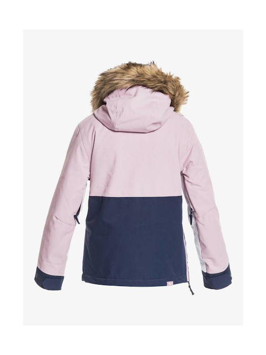 Roxy Kinderjacke mit Kapuze Μαύρο