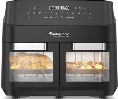 Turbotronic Πολυμάγειρας 2400W με Χωρητικότητα 12lt Μαύρος