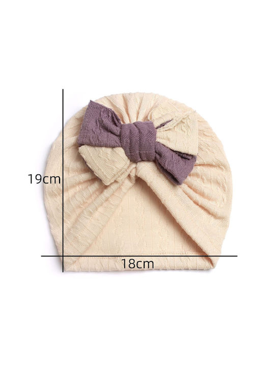 Kids Turban Beige 1pc