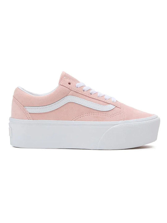 Vans Old Skool Stackform Damen Sneakers Pink