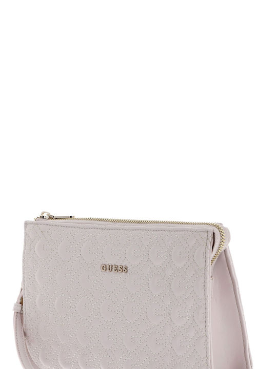 Guess Leder Damen Tasche Hand Rosa