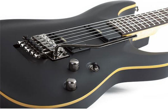 Schecter Demon-6 Fr Satin Aged Black Satin E-Gitarre