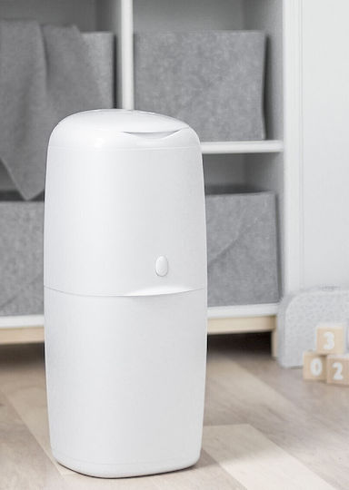 AngelCare Diaper Disposal Bin White 2 Pieces