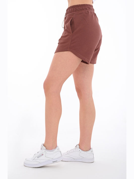 Bodymove Women's Activewear Shorts Brown