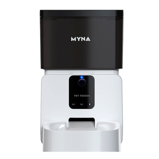 Smart Αυτόματη Πλαστική Ταΐστρα για Σκύλο & Γάτα 5lt σε Λευκό Χρώμα με Wi-Fi