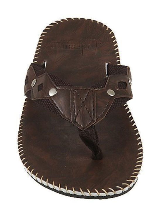 Herren Flip Flops Braun