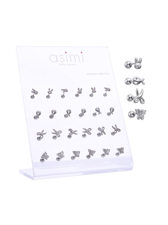 ASIMI Single Earring Bar made of Steel