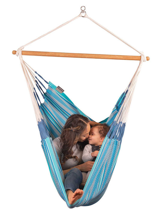 Showood Single Hammock Light Blue 180x110cm