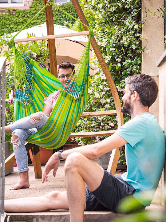 Showood Single Hammock Green 180x115cm
