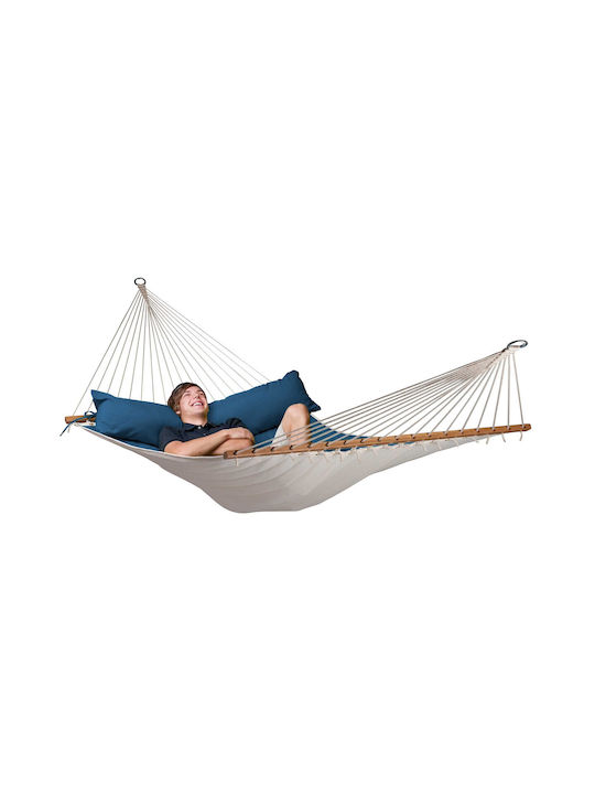 Showood Αιώρα King Size Υφασμάτινη Μπλε 400x140εκ.