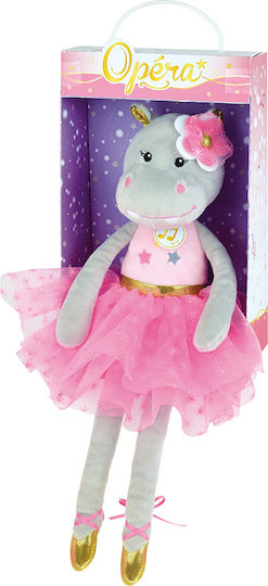 Toy Plush Musical Jemini 40cm Ballerina Hippopotamus