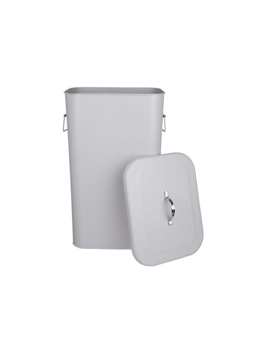 Butlers Grove Binster Κάδος Απορριμμάτων Μεταλλικός Γκρι 41lt