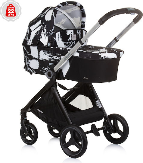 Chipolino Elite Adjustable 3 in 1 Baby Stroller Suitable for Newborn Ink Art