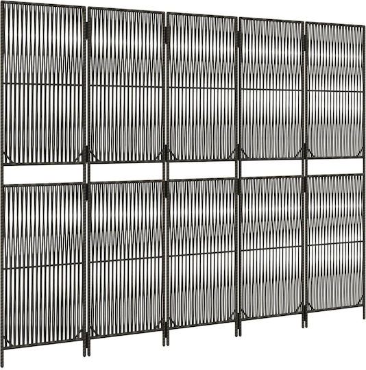 vidaXL Dekorativer Raumteiler aus Leinwand 245x180cm