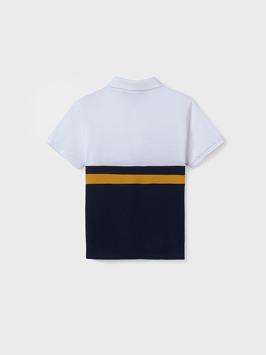 Mayoral Kids Polo Short Sleeve White