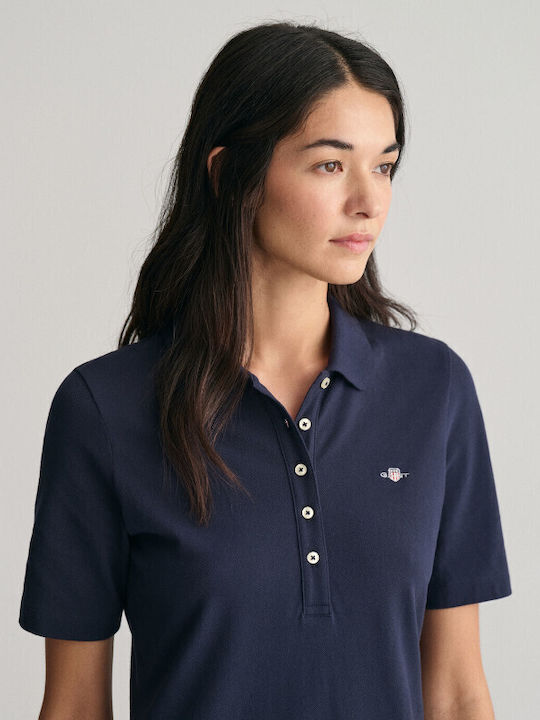 Summer Mini Shirt Dress Dress Navy Blue