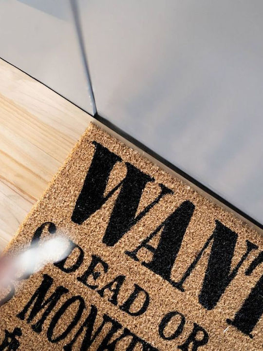 Grupo Erik Doormat Made of Coconut Tree with Non-Slip Backing One Piece Brown 40x60cm