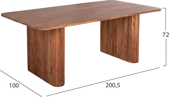 Groot Τραπεζαρίας Φυσικό 200x100x77εκ. Groot Τραπεζαρίας Φυσικό 200x100x77εκ.