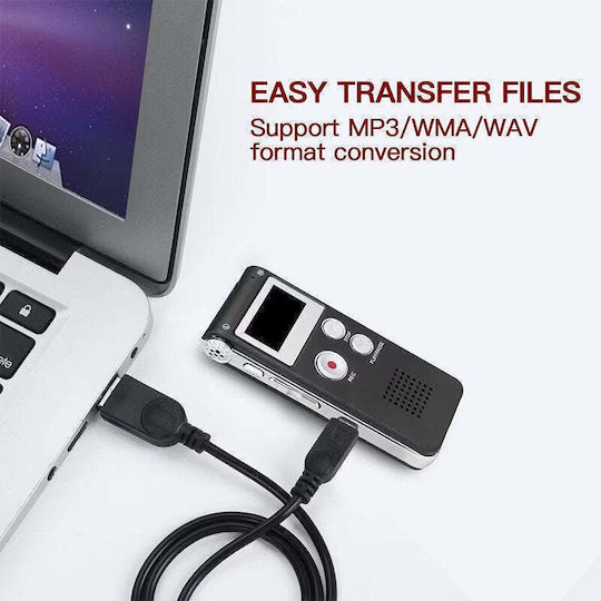 Диктофон MP3/WAV с Вътрешна Памет 16GB