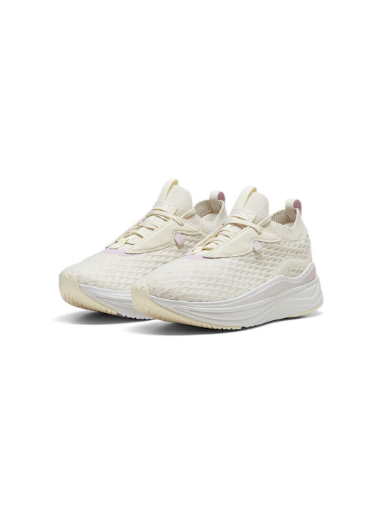 PUMA Softride Sophia Premium Women's Running Almond Grape Mist White