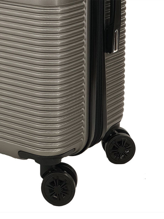 Forecast Medium Hard Gray Travel Suitcase with 4 Wheels Height 65cm