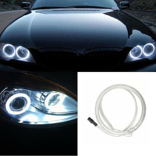 Carner Car Headlight Angel Eyes Rings 12V BMW E46 White Color 1pcs