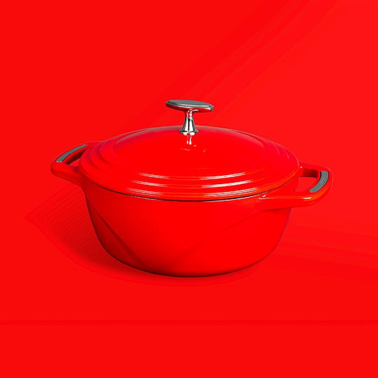 Lodge Βαθιά Κατσαρόλα από Μαντέμι 4.2lt / 34cm