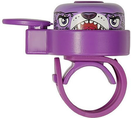 Crazy Safety Children's Bicycle Bell Purple