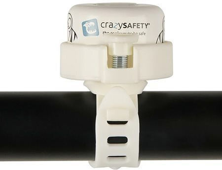 Crazy Safety Παιδικό Κουδούνι Ποδηλάτου Λευκό