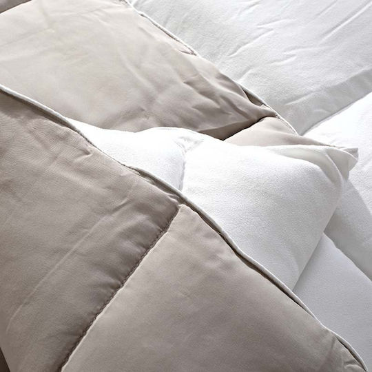 Aigaion Duvet Queen 220x240cm Velvet Touch Cream - Beige 300 GSMGsm