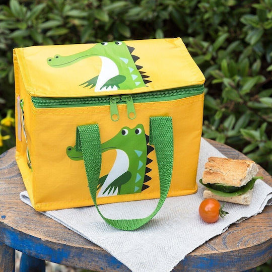 Rex London Kids' Lunch Bag Handbag Yellow 16x13x21cm